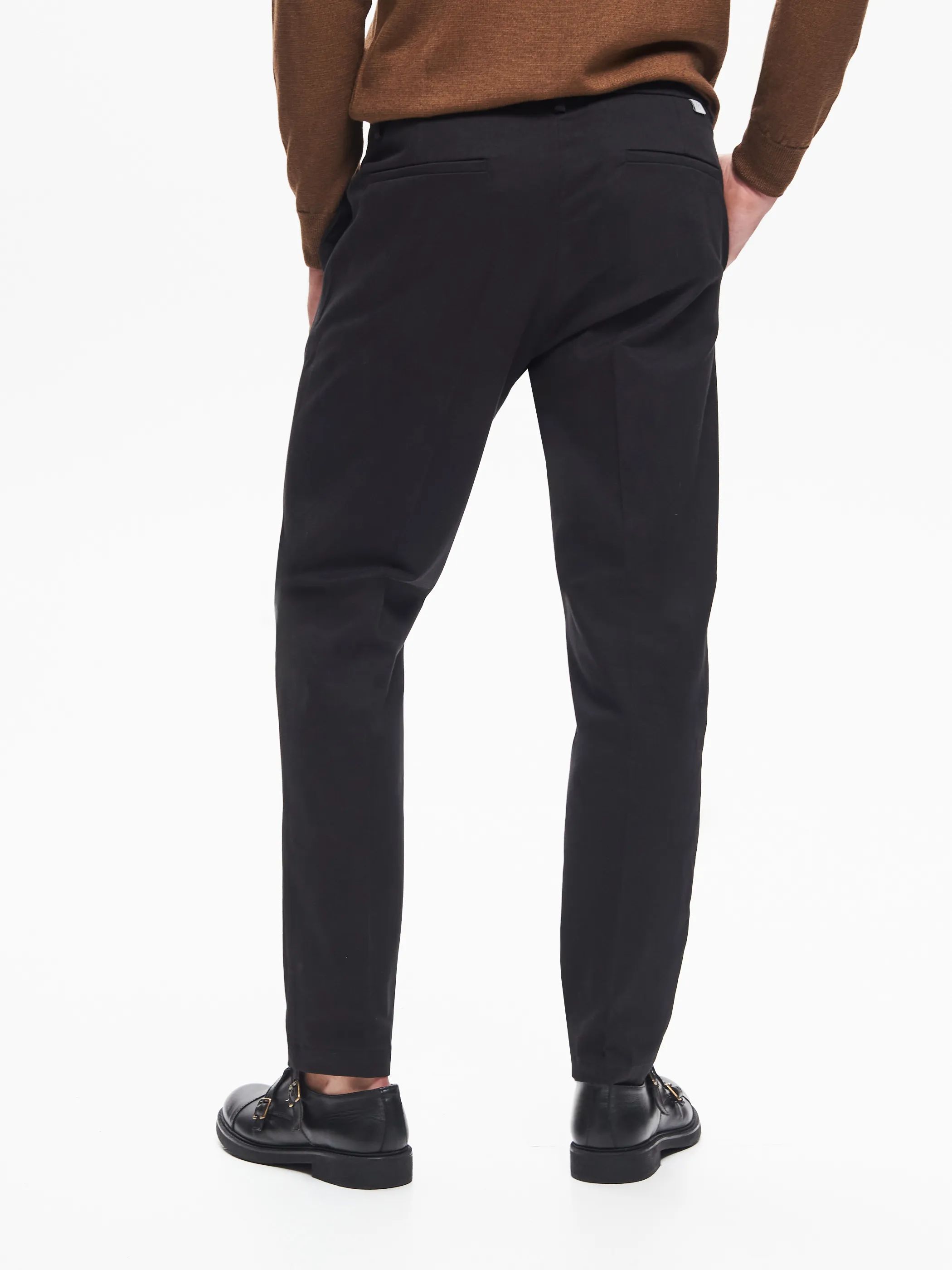      Pantaloni Regular-Fit Uomo in Gabardina QB24     