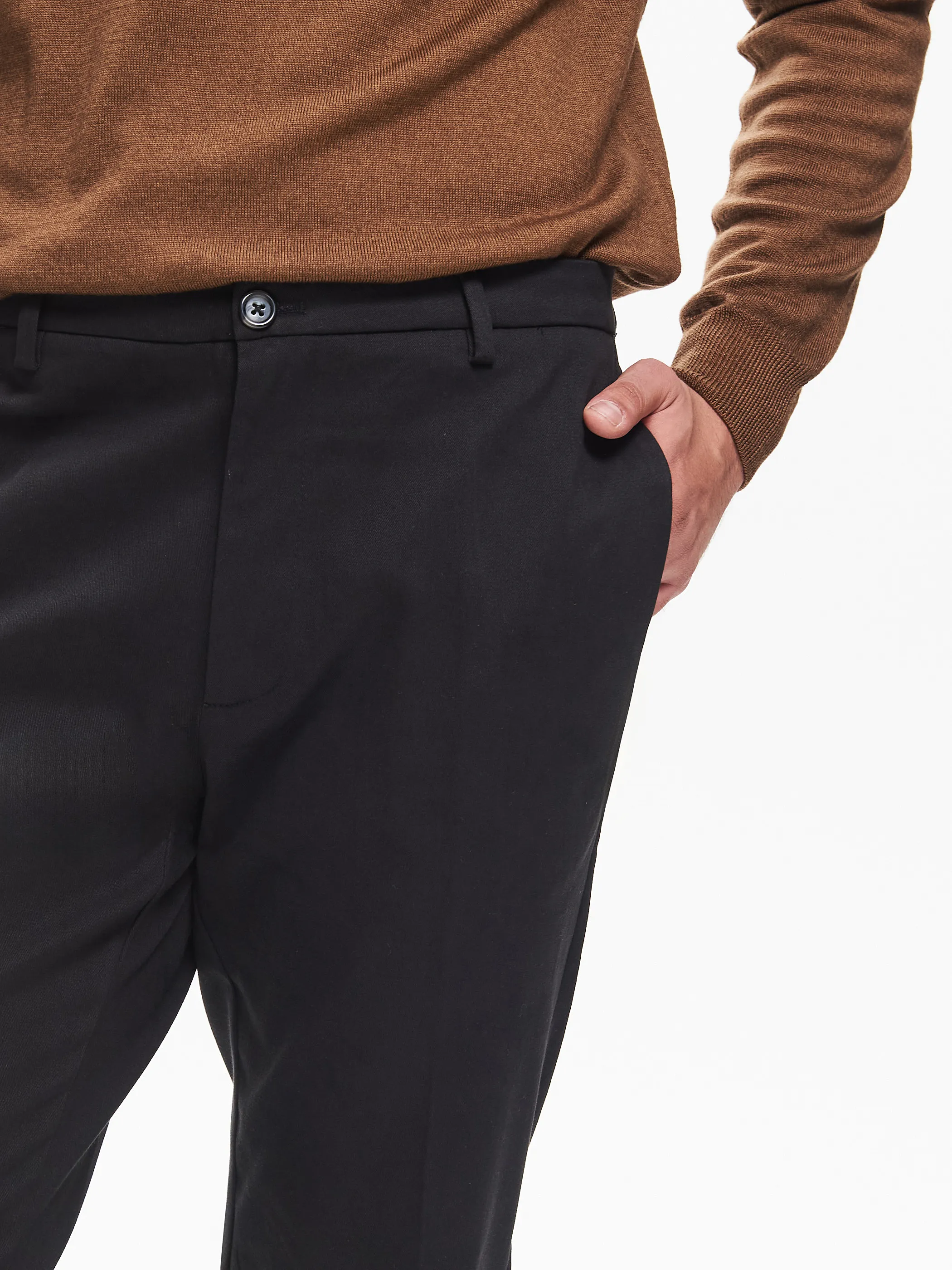      Pantaloni Regular-Fit Uomo in Gabardina QB24     