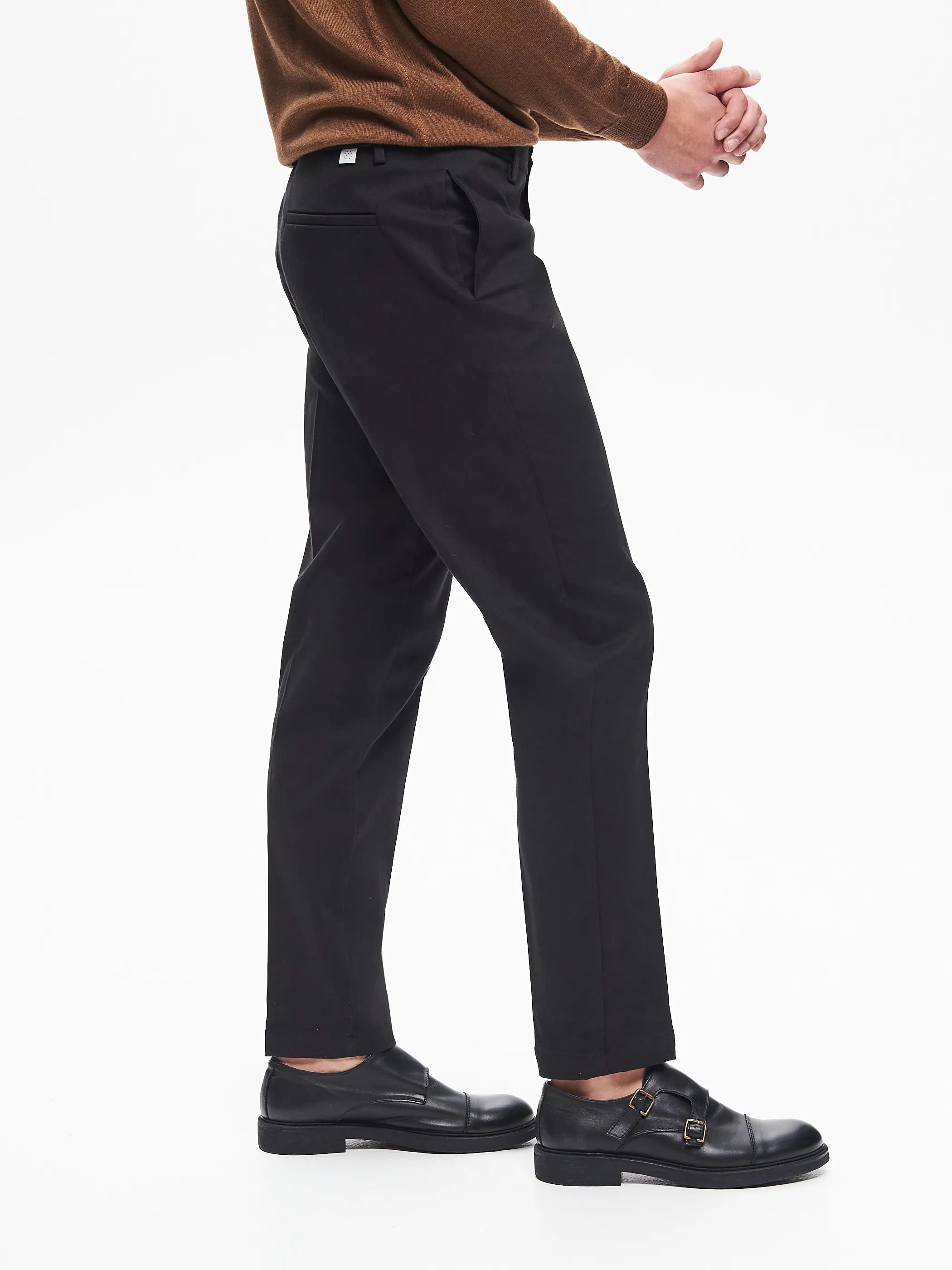      Pantaloni Regular-Fit Uomo in Gabardina QB24     