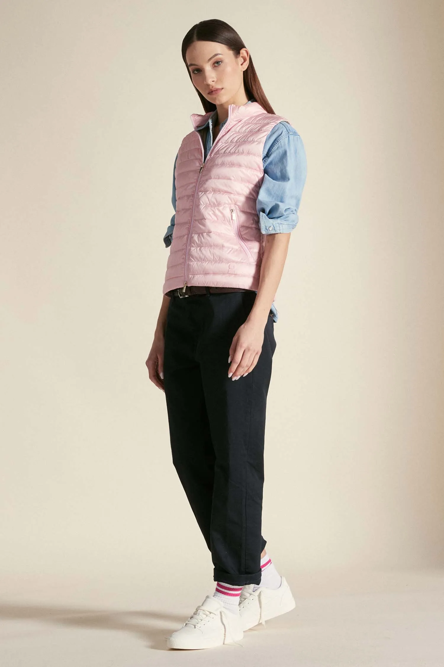 PAPRIKA – Gilet rosa pastello