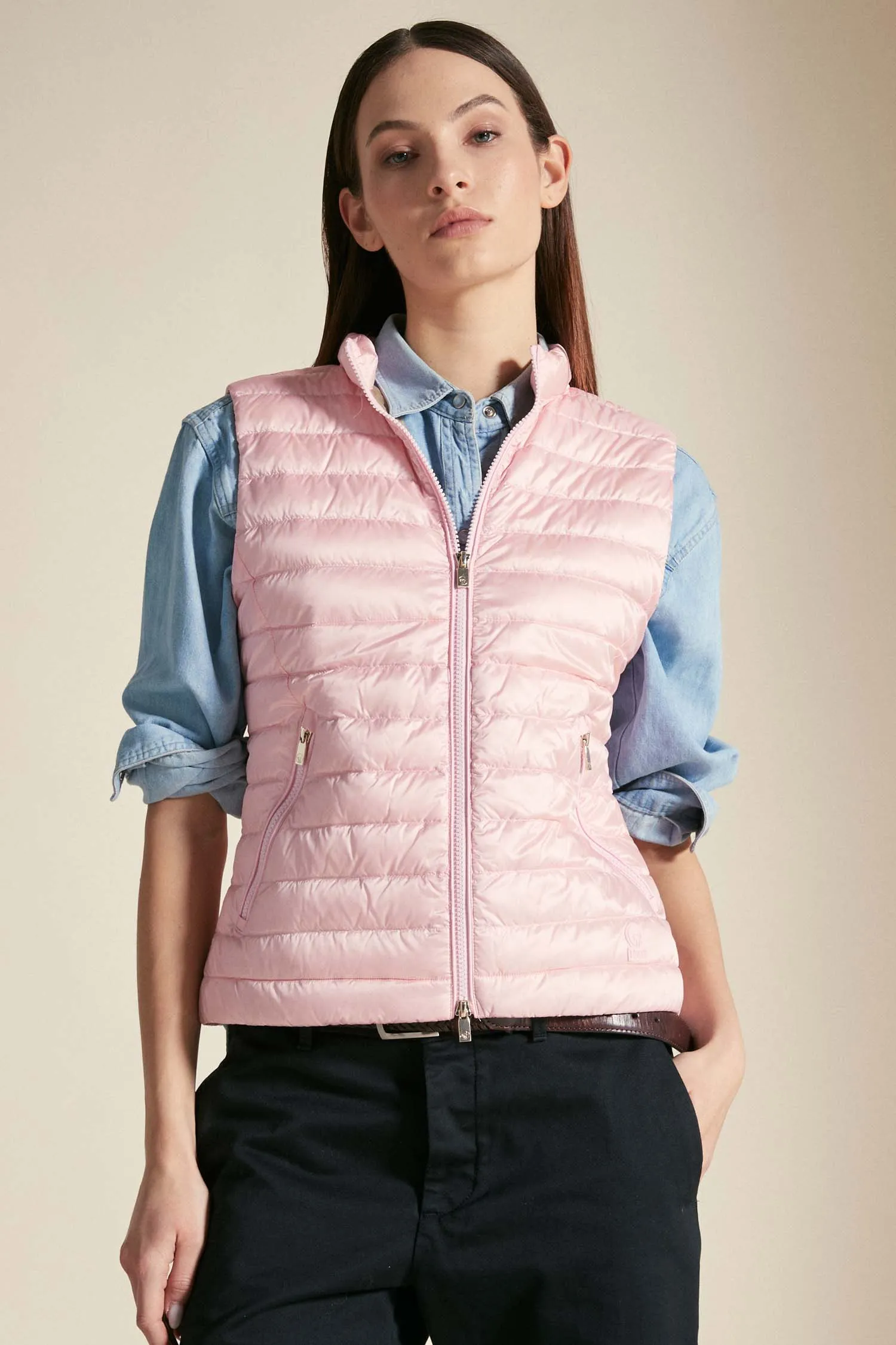 PAPRIKA – Gilet rosa pastello