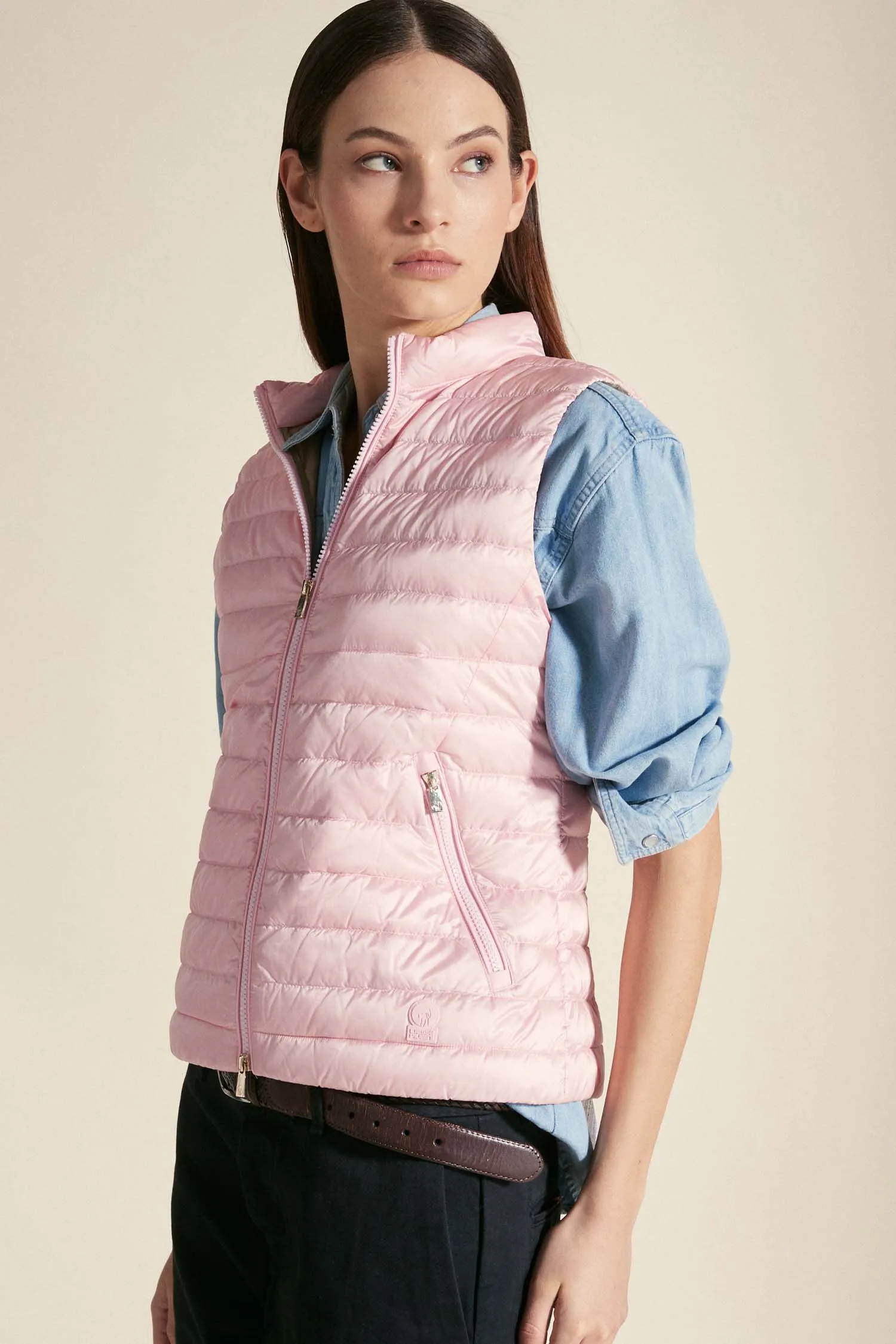 PAPRIKA – Gilet rosa pastello