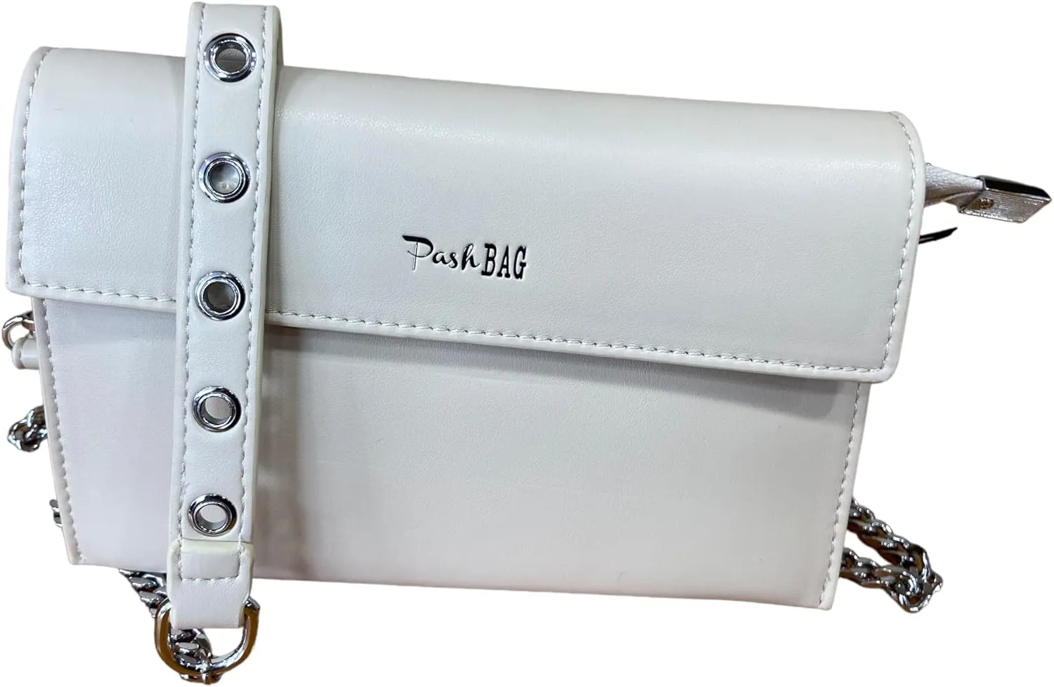 PASH BAG Borsa a Tracolla Donna - Bianco modello 13833-BLU-S3M-P
