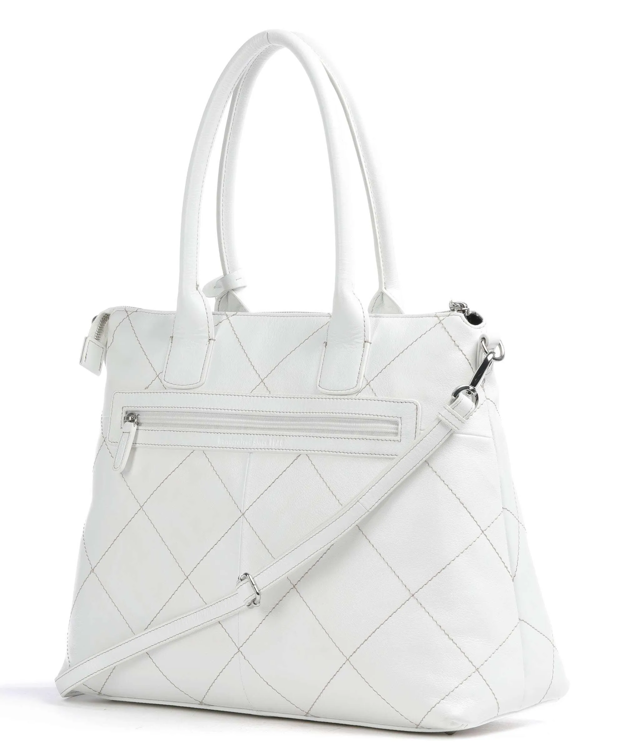  Picard Aurelie Borsa shopper morbida pelle bovina bianco  