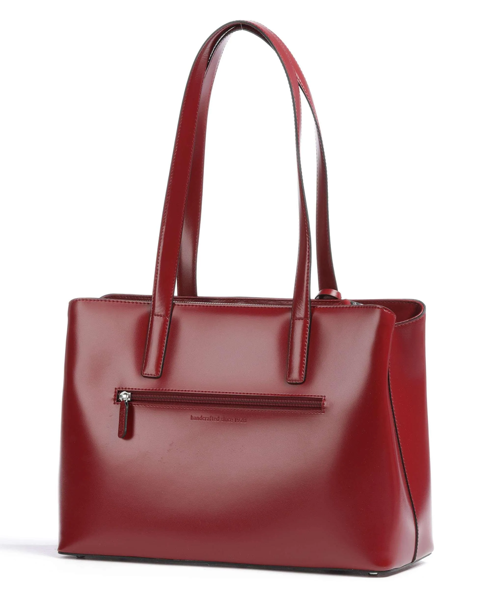  Picard Black Tie Borsa shopper pelle di vacchetta liscia rosso  