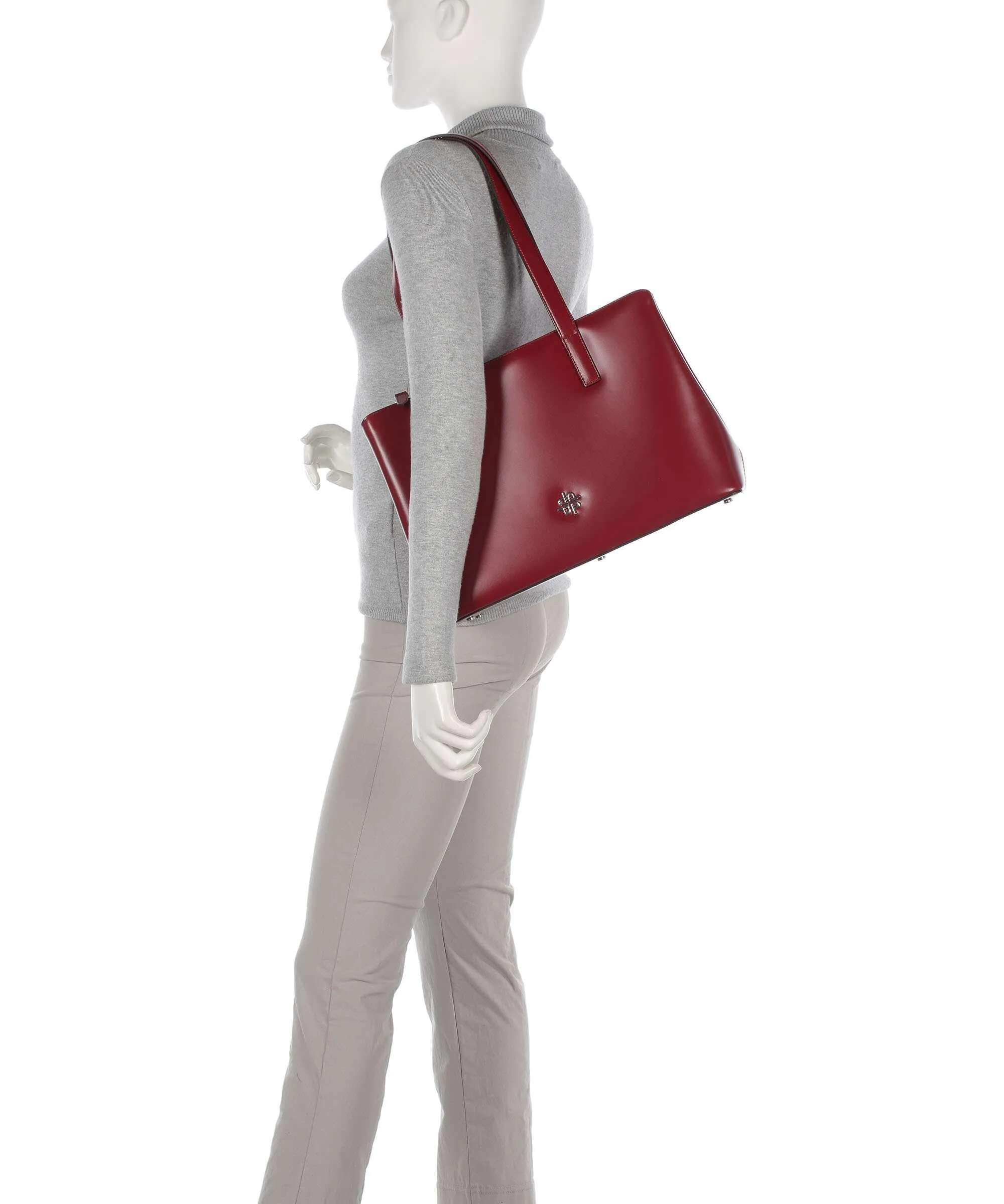  Picard Black Tie Borsa shopper pelle di vacchetta liscia rosso  