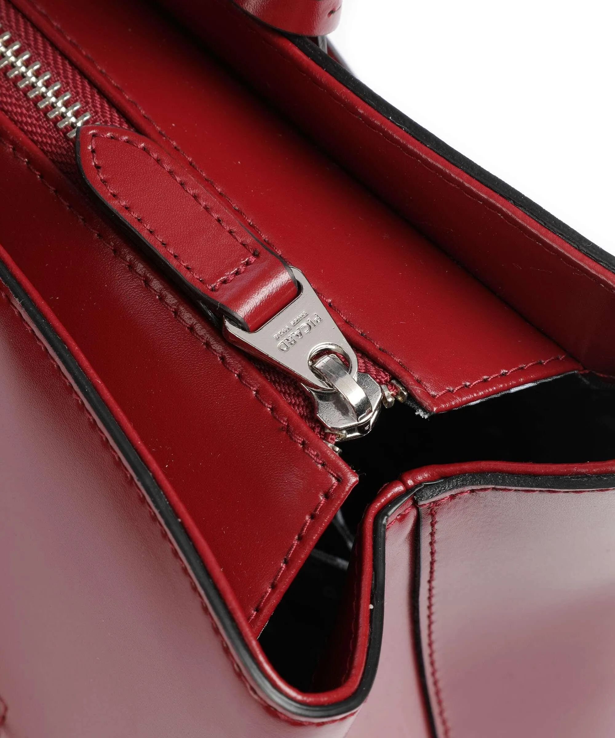  Picard Black Tie Borsa shopper pelle di vacchetta liscia rosso  