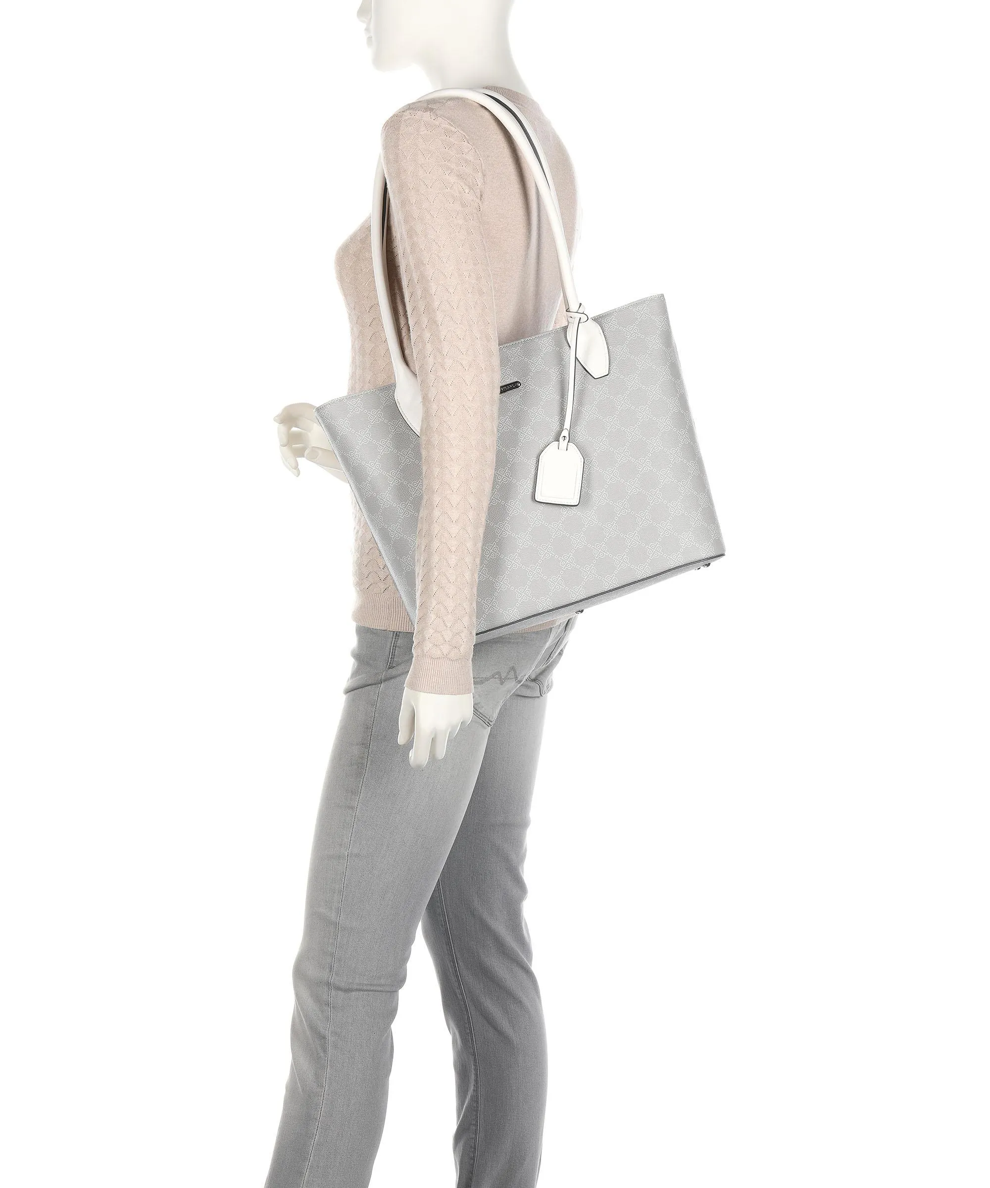  Picard Euphoria Borsa shopper pelle sintetica grigio chiaro  