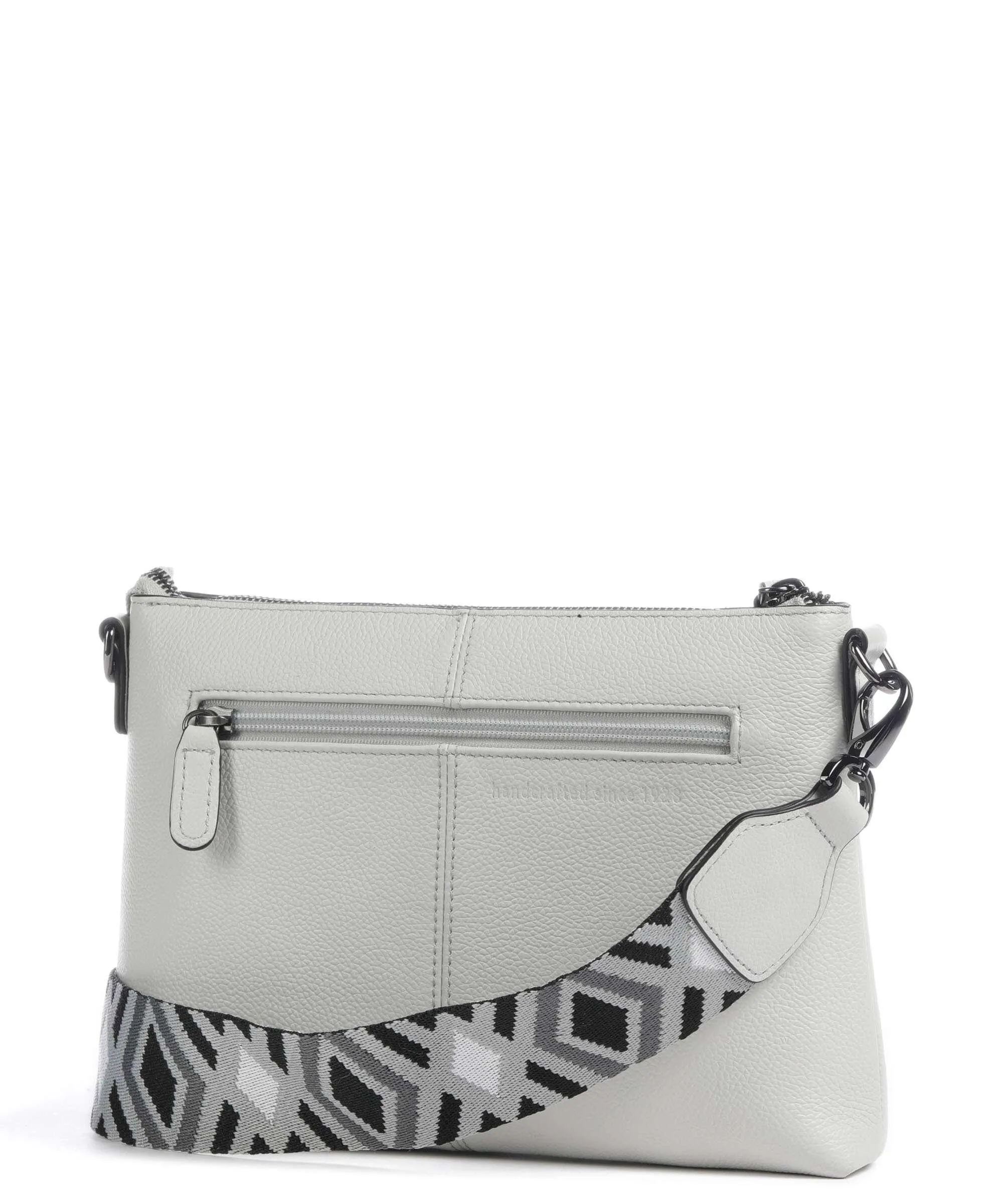  Picard PPPP Borsa a tracolla pelle di vacchetta grana grigio chiaro  