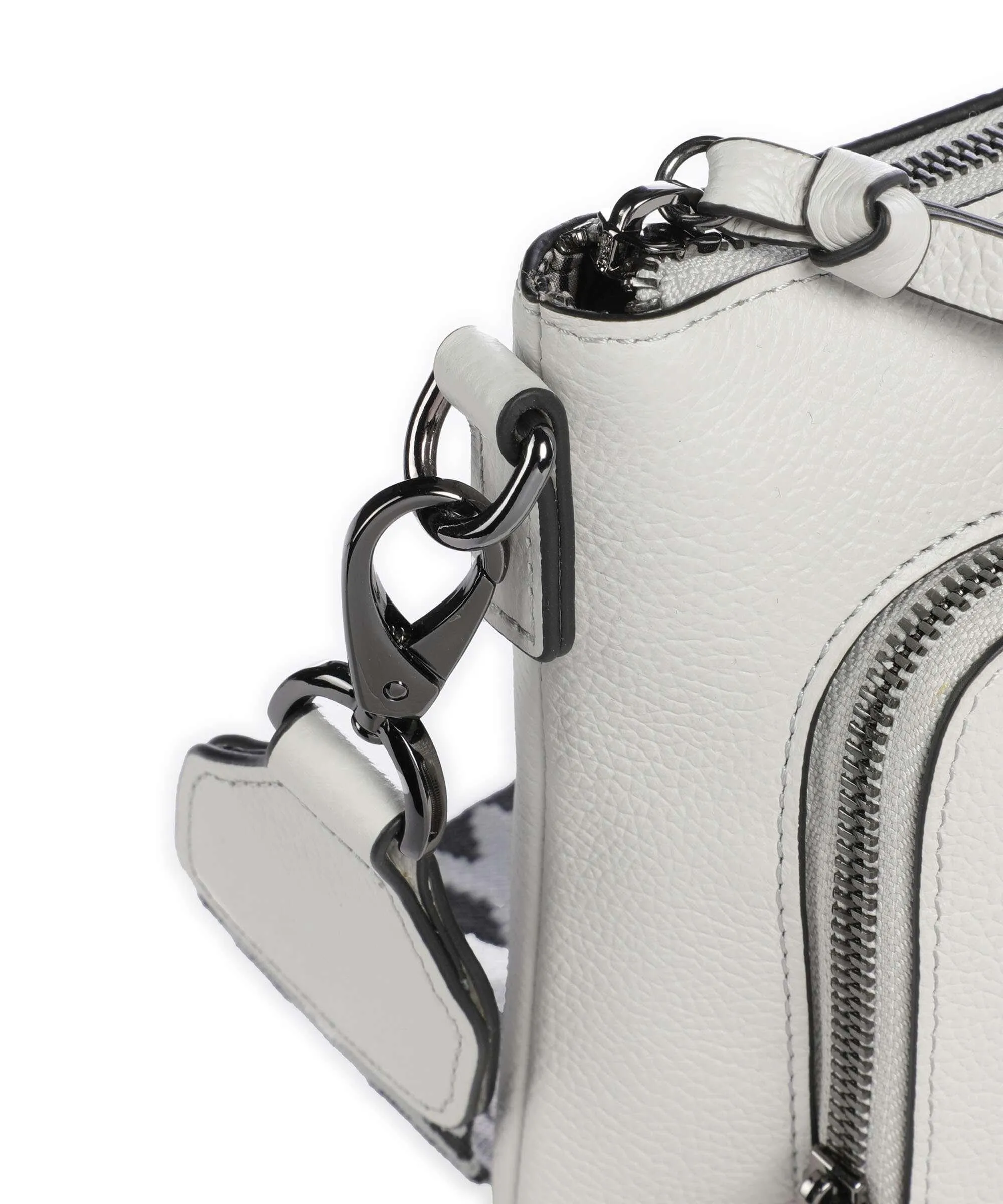  Picard PPPP Borsa a tracolla pelle di vacchetta grana grigio chiaro  