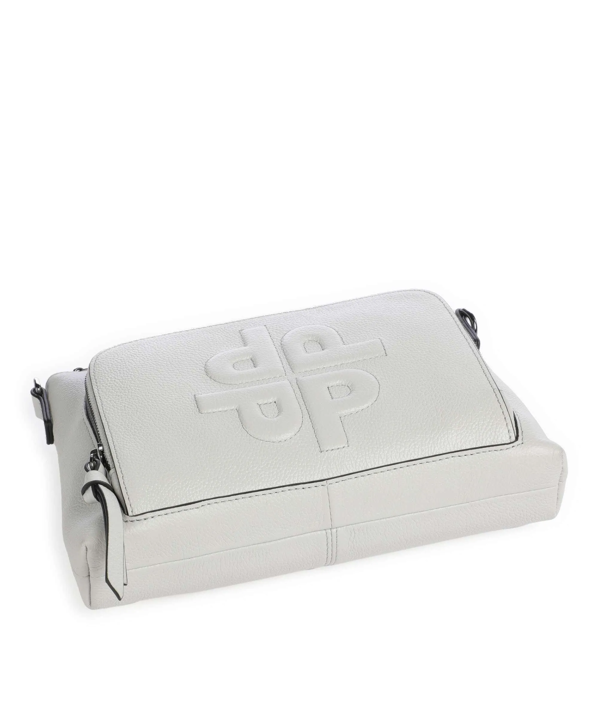  Picard PPPP Borsa a tracolla pelle di vacchetta grana grigio chiaro  