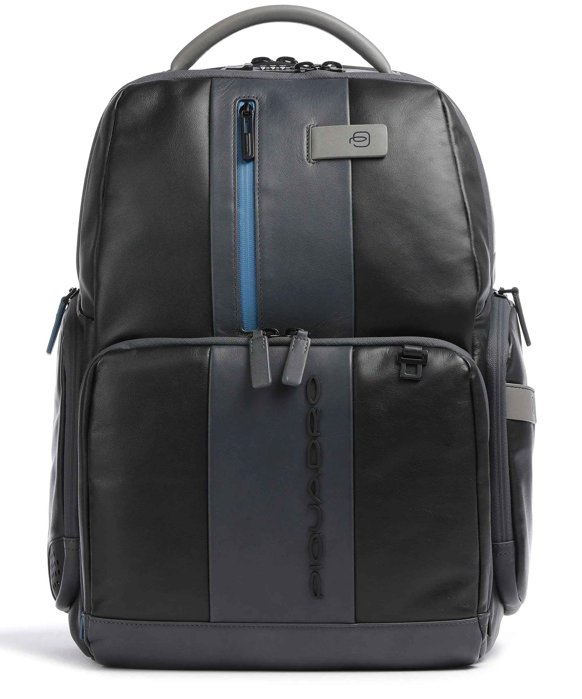  Piquadro Urban Zaino porta pc 15″ pelle di vacchetta grana nero/grigio  