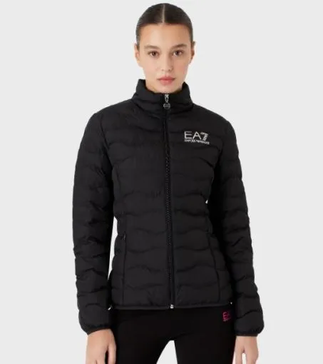Piumino Donna Ea7 Emporio Armani 8NTB21 TNF8Z 0200 Nero Oro