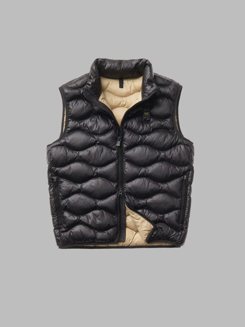 PIUMINO GILET DANNY Uomo BLAUER 23WBLUX02085-005958 NERO