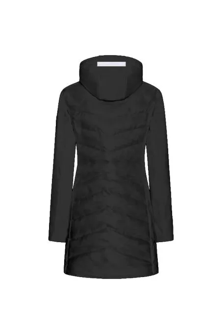Piumino lungo da Donna F**K Cappuccio 333 Tamari 999 Nero