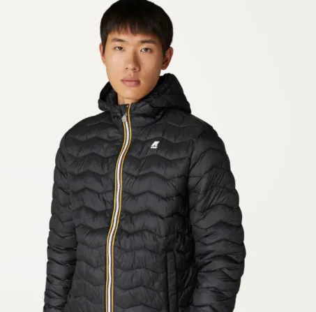 Piumino Uomo K-WAY Jack Eco Warm K6121HW USY Nero