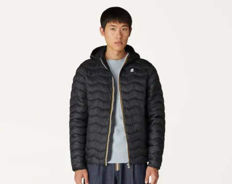 Piumino Uomo K-WAY Jack Eco Warm K6121HW USY Nero
