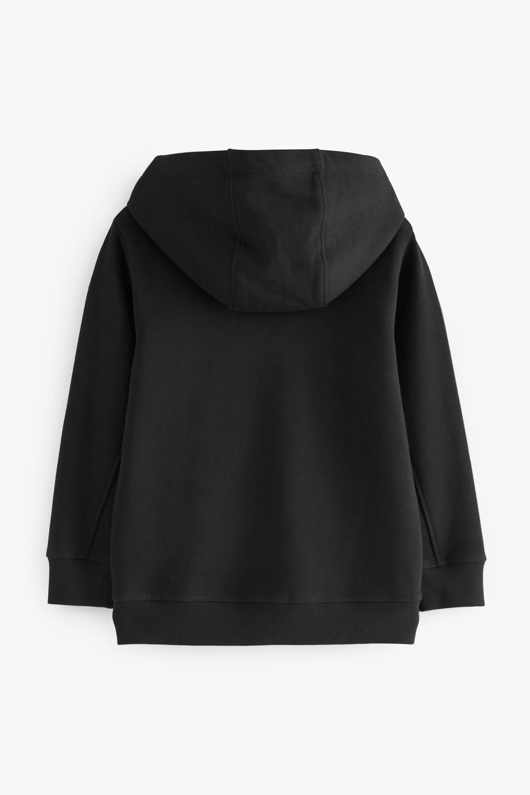 Plain Zip Through Hoodie (3-16yrs)    