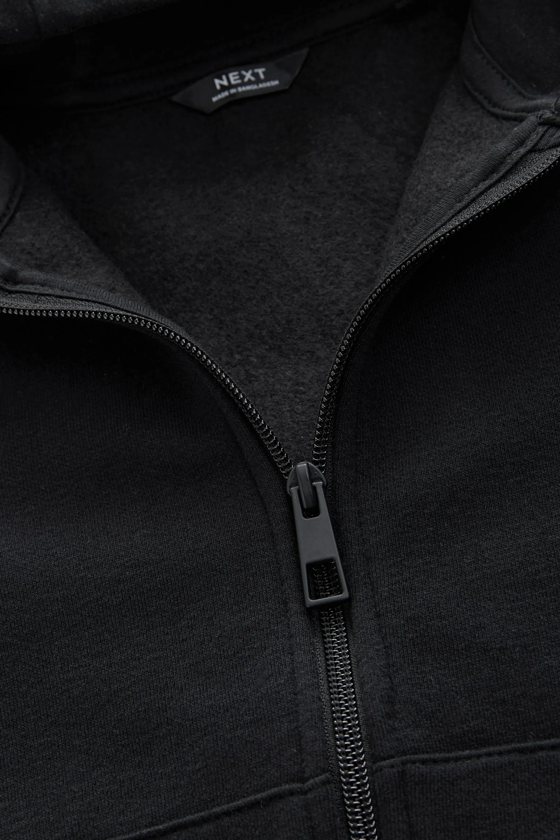 Plain Zip Through Hoodie (3-16yrs)    