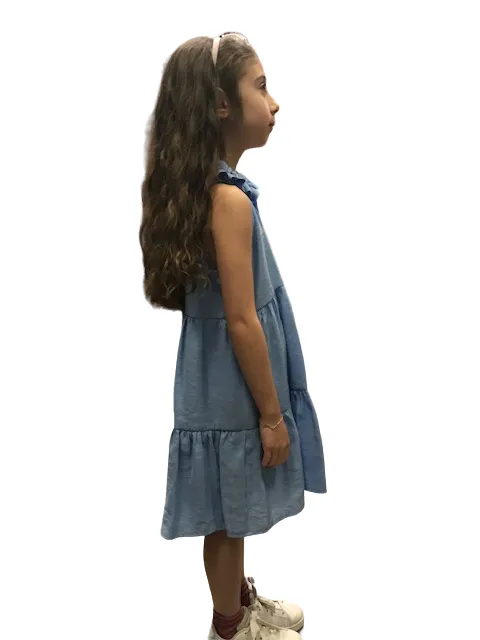Please girl's dress AB12360G1549 sky