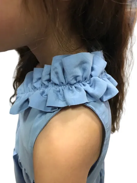Please girl's dress AB12360G1549 sky