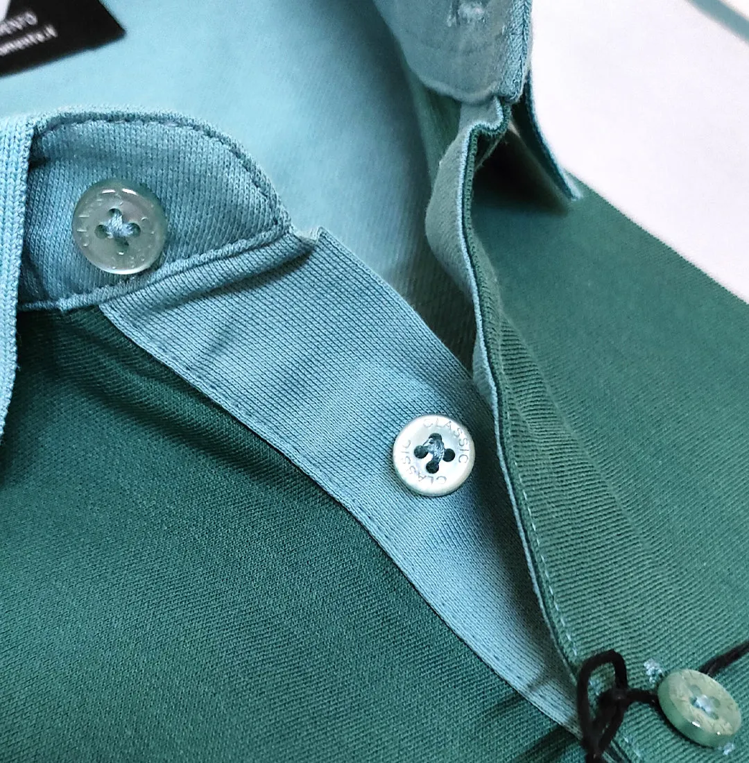 Polo uomo a righe in cotone RDV