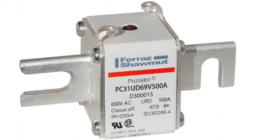 Protistor Taglia 31 aR, 690VAC (IEC) / 700VAC (UL) - MERSEN PC31UD69V500A 