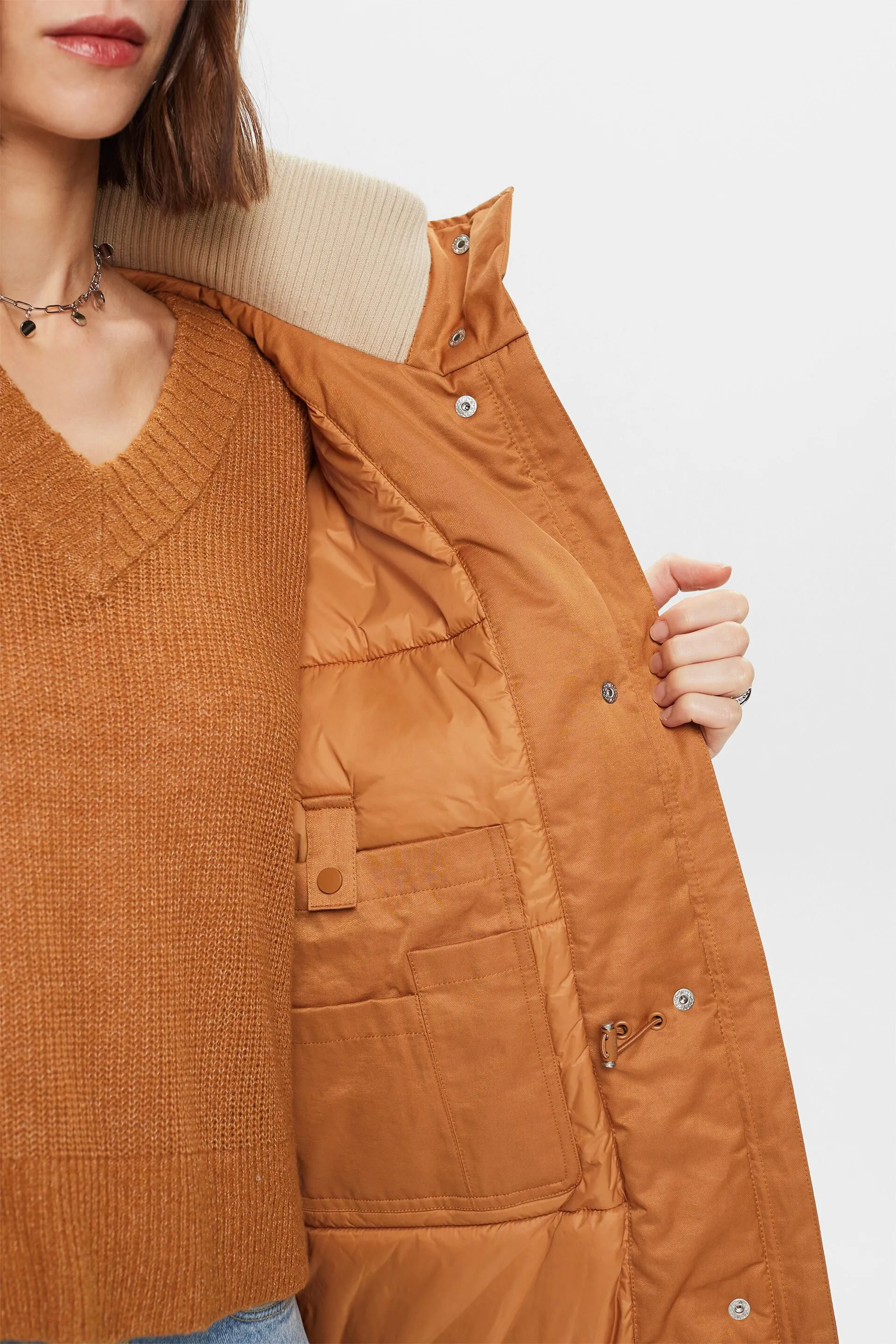 Riciclato: cappotto parka imbottito
