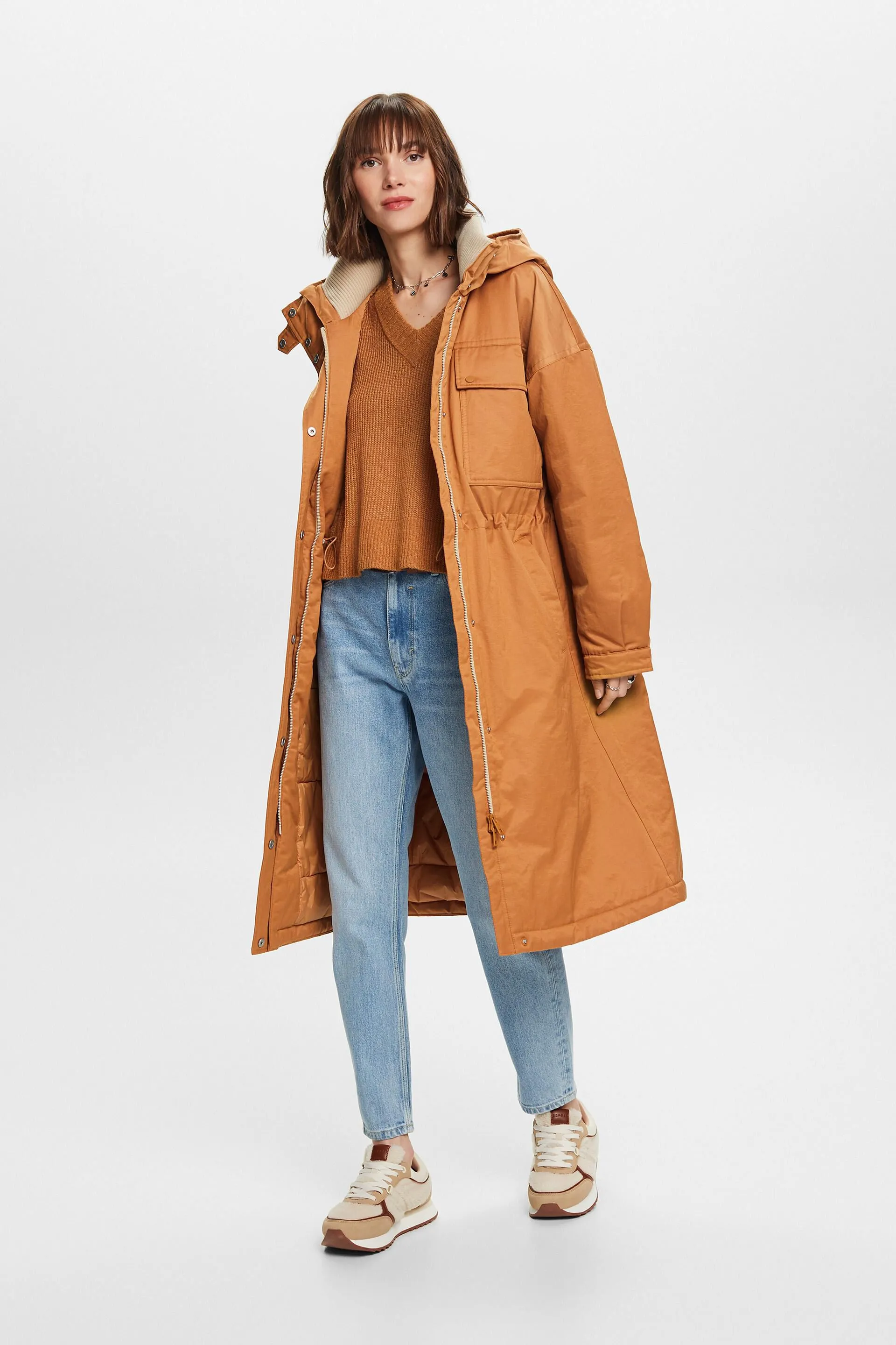 Riciclato: cappotto parka imbottito