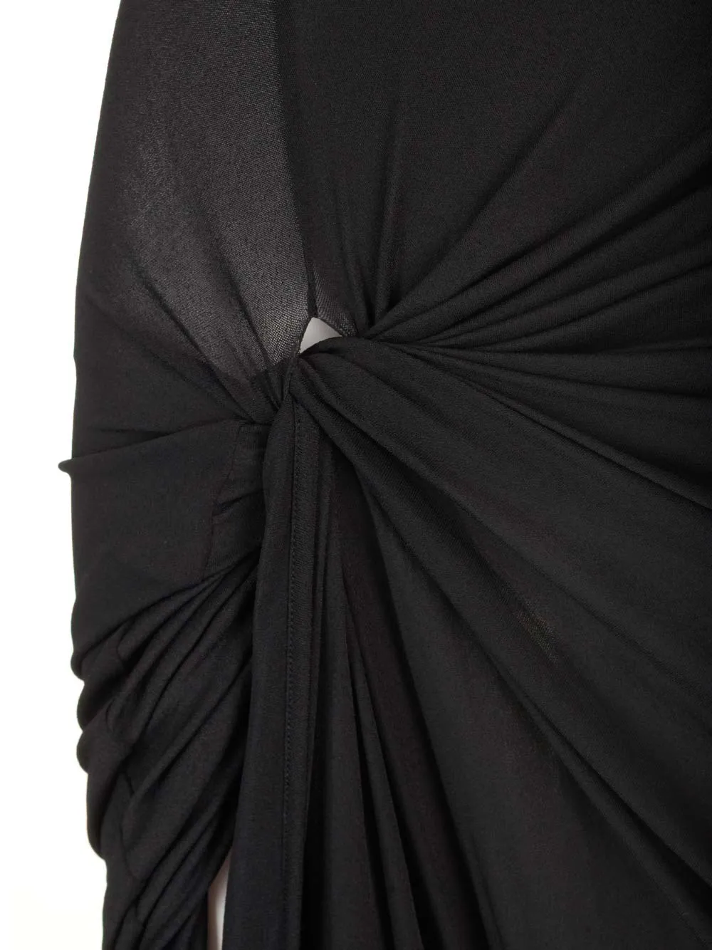   Rick Owens  Gonna midi in viscosa stretch  