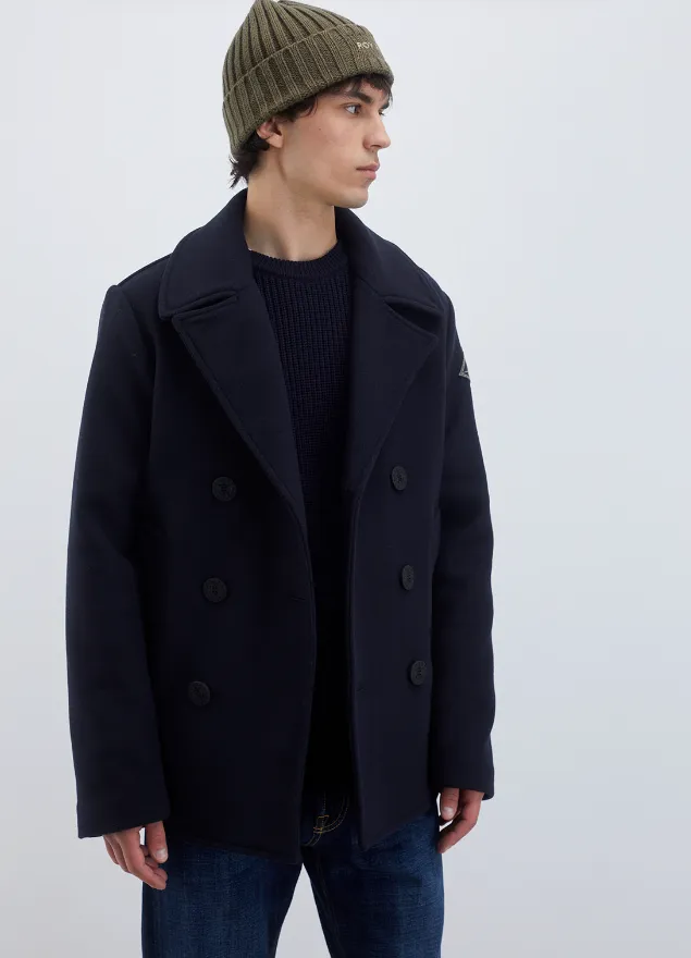 Roy Roger's Roy Roger's Peacoat Melton in lana