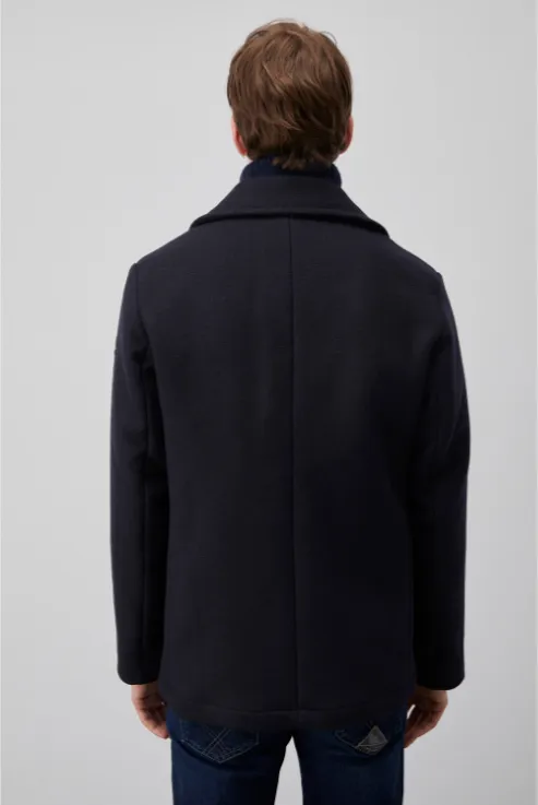 Roy Roger's Roy Roger's Peacoat Melton in lana