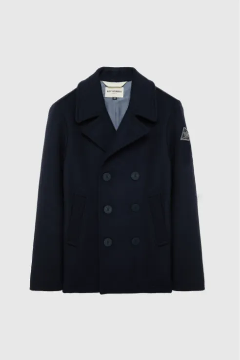 Roy Roger's Roy Roger's Peacoat Melton in lana