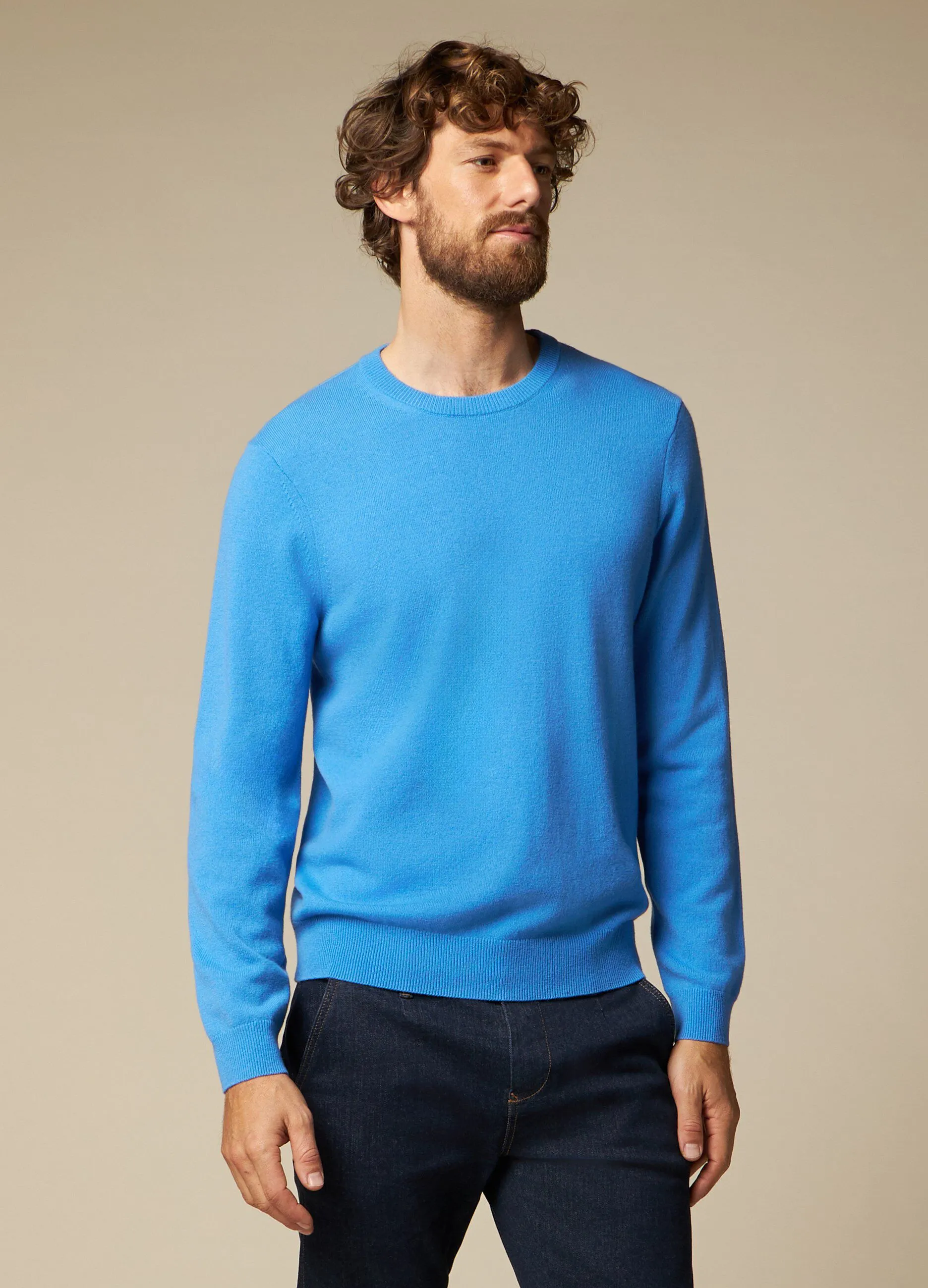 RUMFORD  Pullover tricot in pura lana d'agnello uomo Rumford