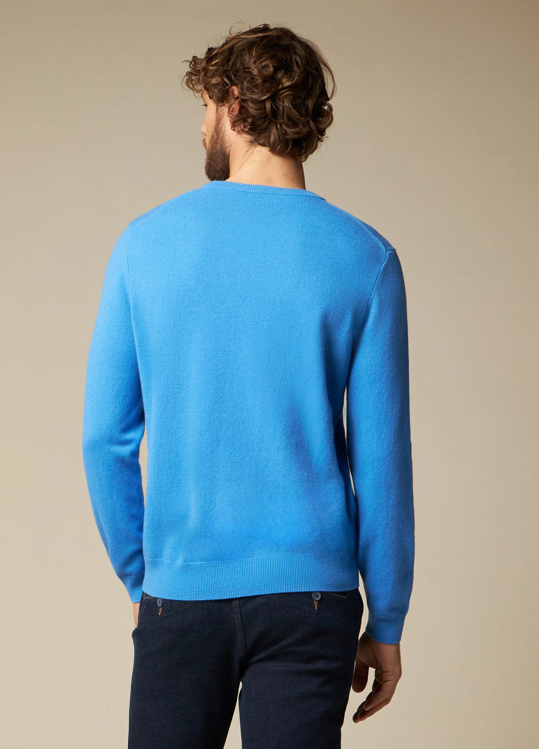 RUMFORD  Pullover tricot in pura lana d'agnello uomo Rumford