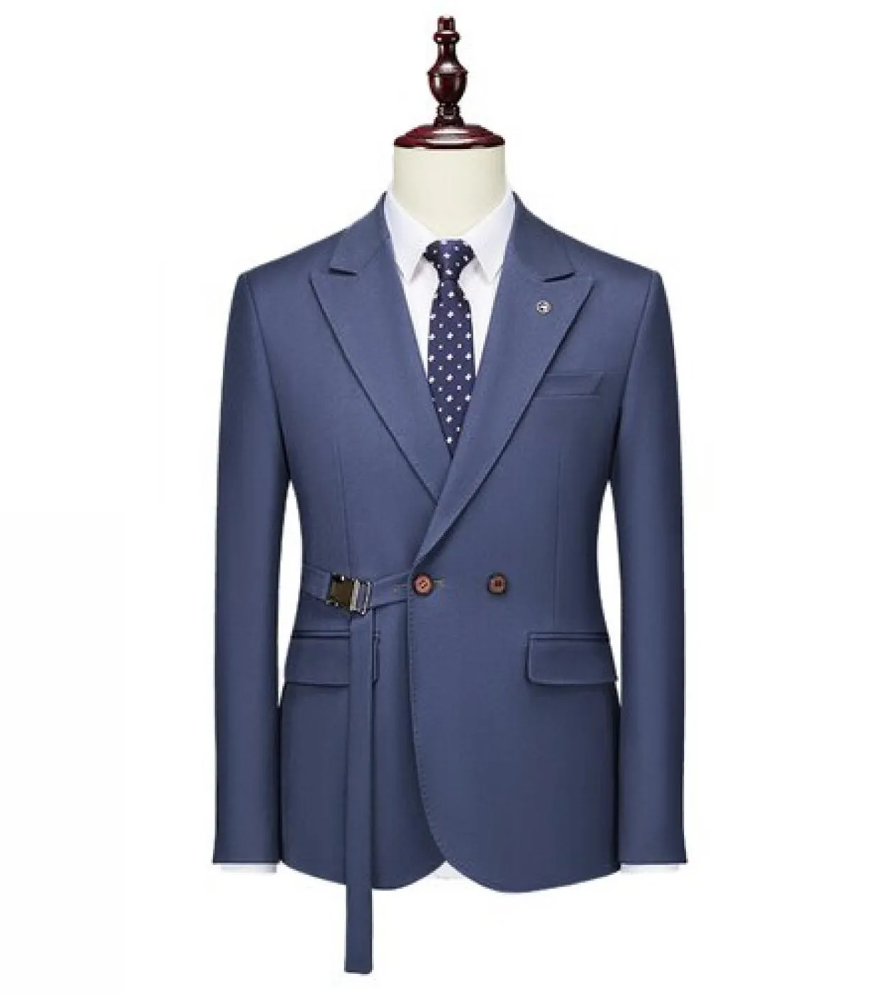 S6xl Highend Brand Boutique Fashion Tinta unita Doppiopetto da uomo Casual Blazer Sposo Abito da sposa Giacca Cappotto