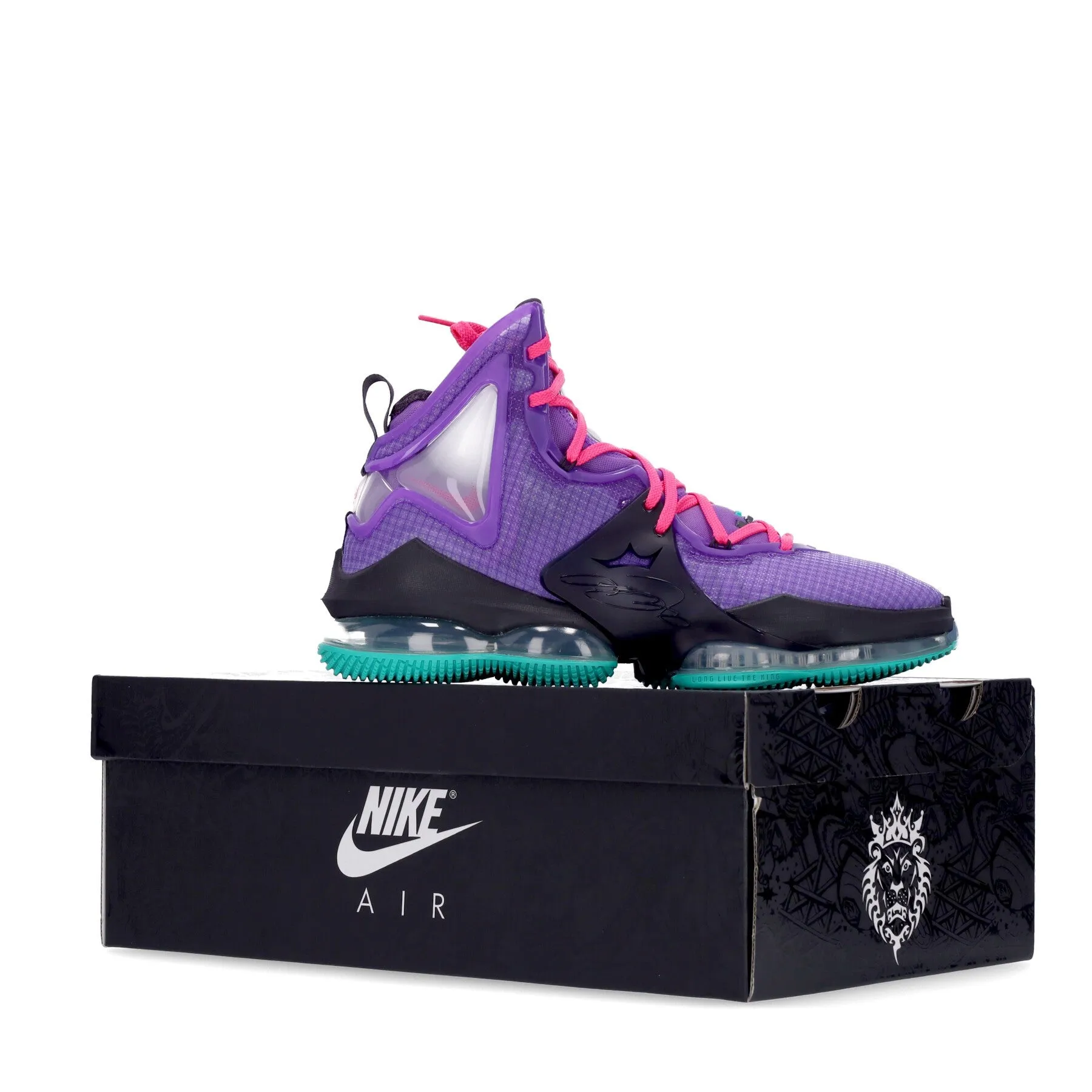 Scarpa Basket Uomo Lebron Xix Wild Berry/hyper Pink/cave Purple