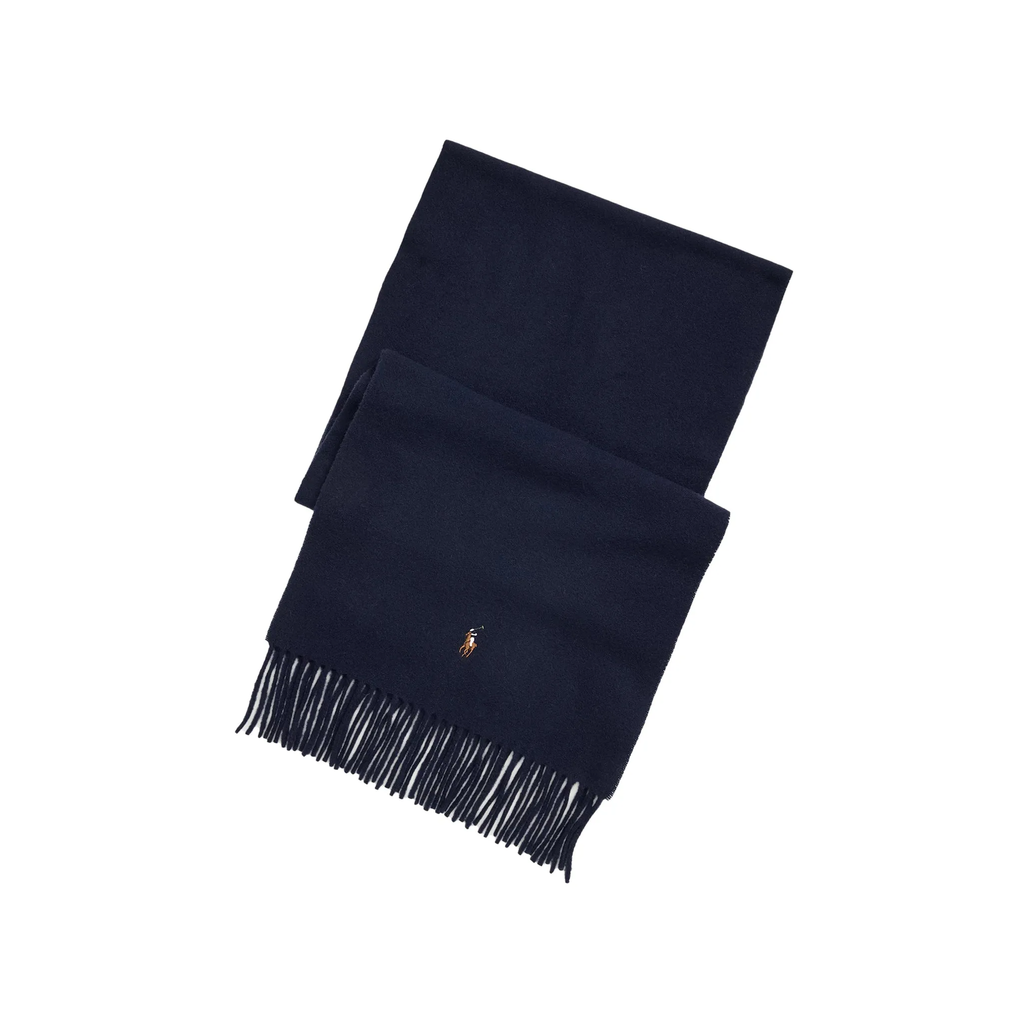 Sciarpa Uomo Navy con frange