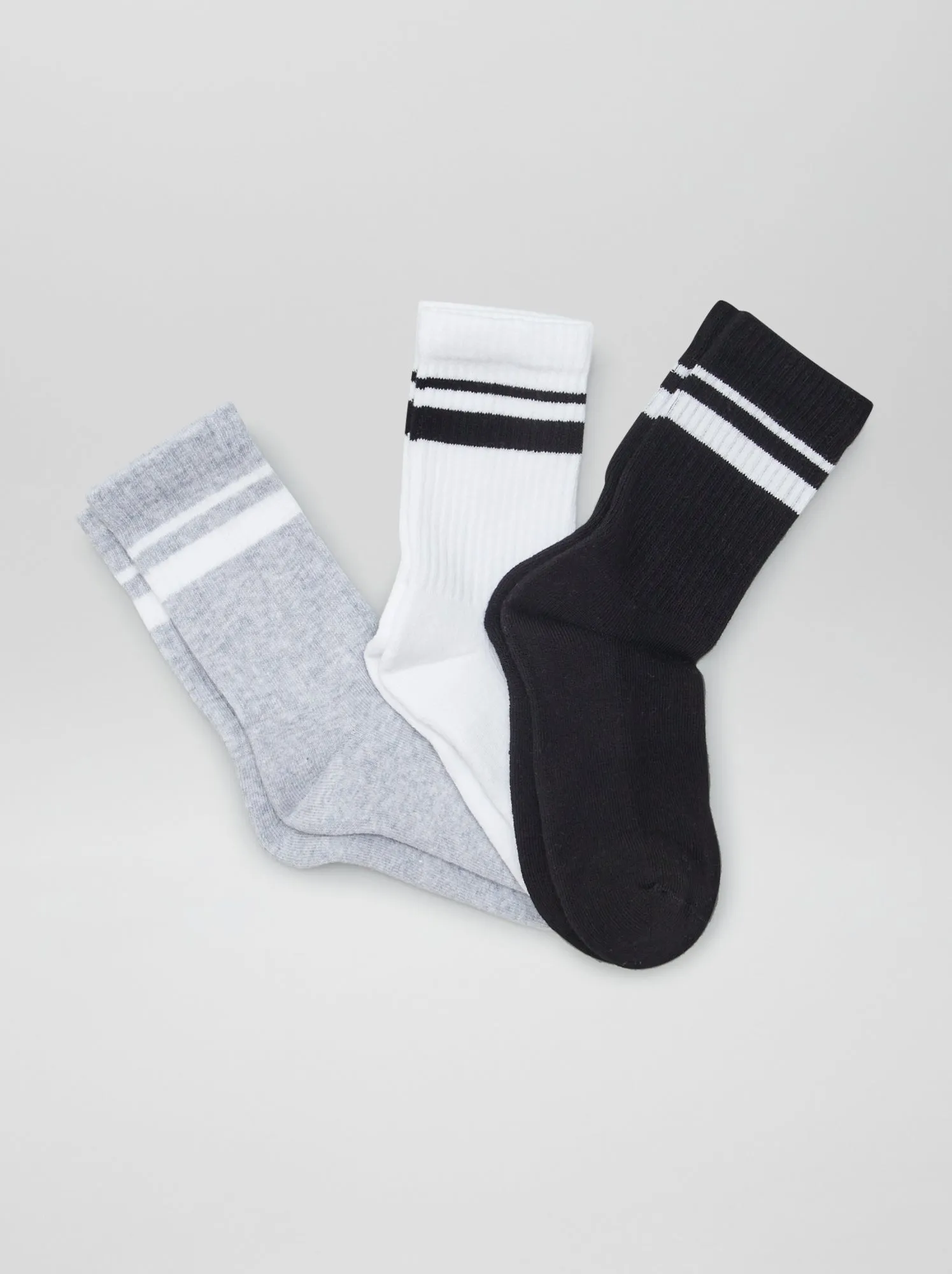 Set di 3 calzini sportivi - GRIGIO