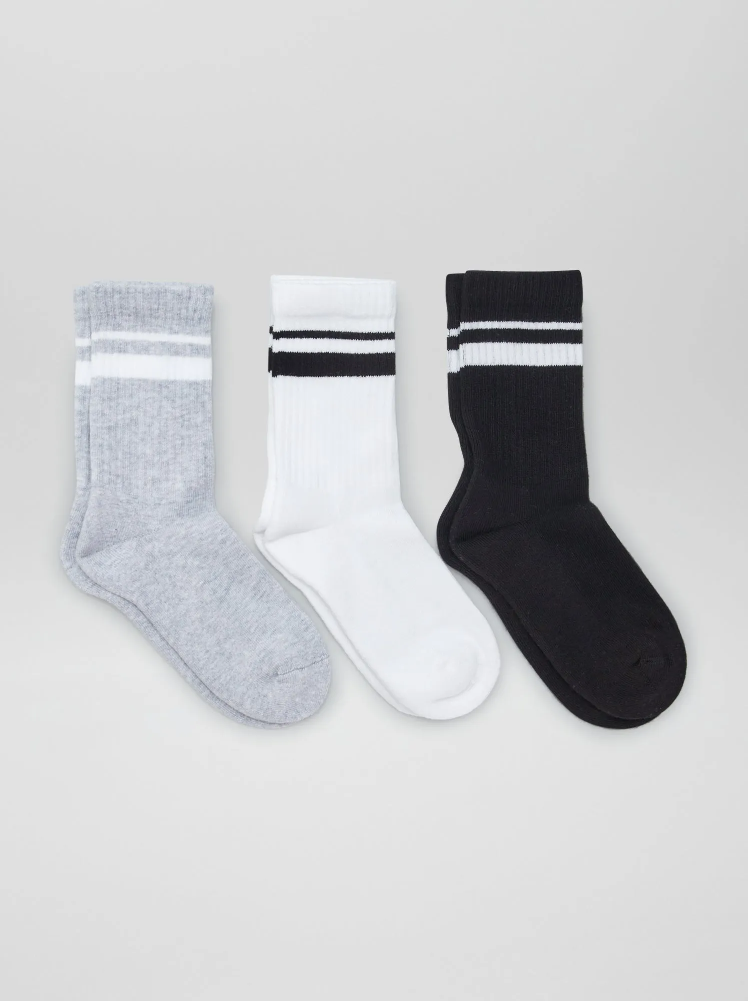 Set di 3 calzini sportivi - GRIGIO