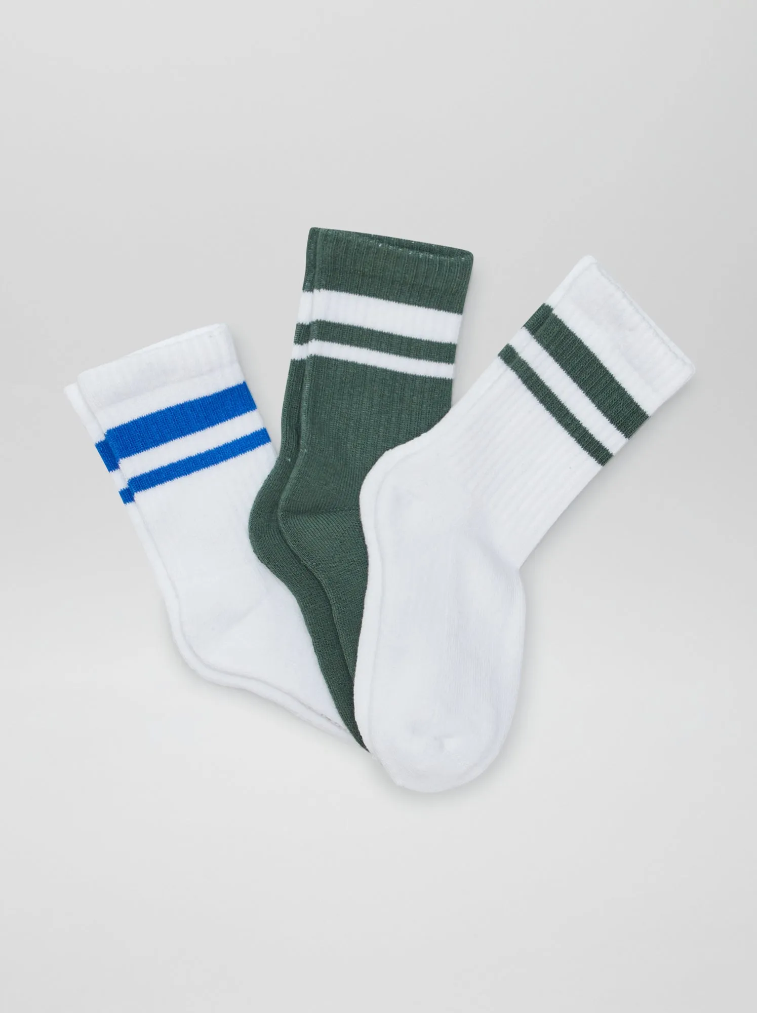 Set di 3 calzini sportivi - VERDE