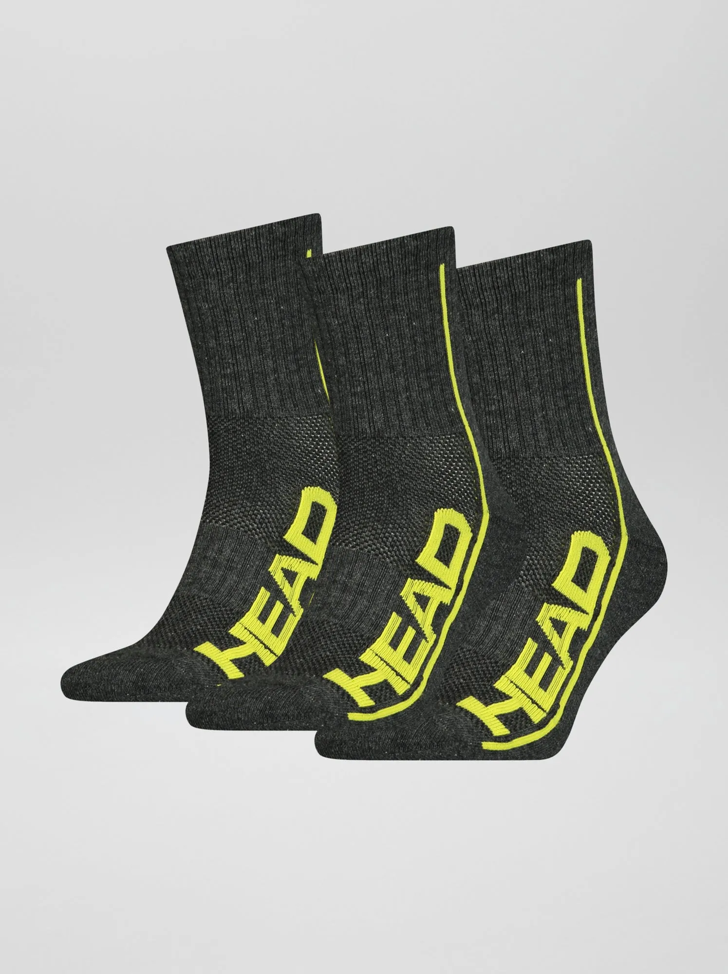 Set di 3 paia di calzini sportivi - GRIGIO