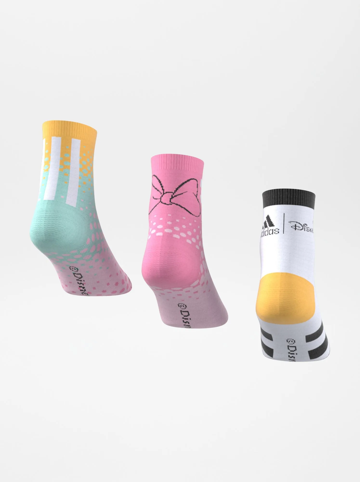 Set di 3 paia di calzini 'Minnie' 'adidas' - ROSA