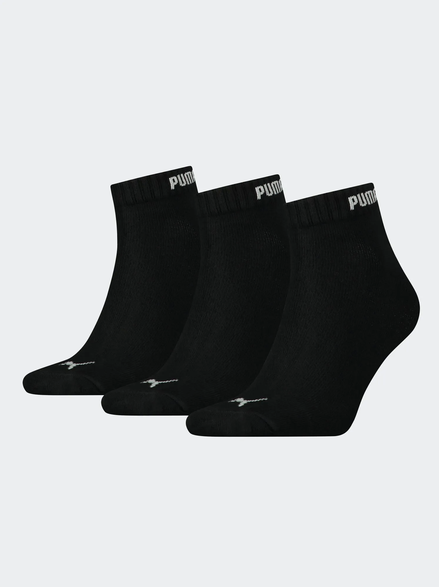 Set di 3 paia di calzini 'Puma' - NERO