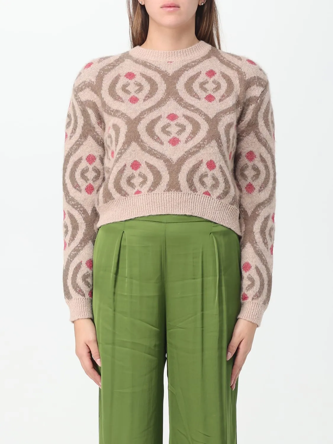 Shirt with Pattern / Beige