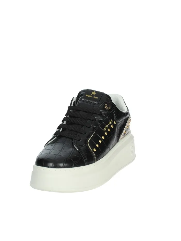 SHOP ART  SNEAKERS BASSA SASF230522 NERO/BEIGE