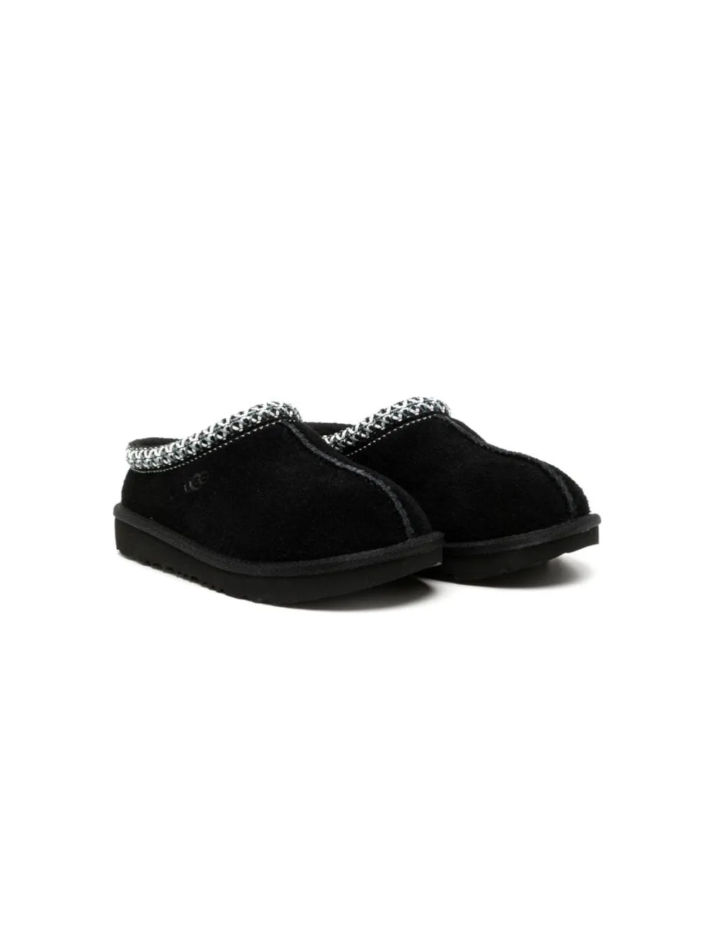 Slippers Tasman per bambina UGG Kids neri con punta tonda