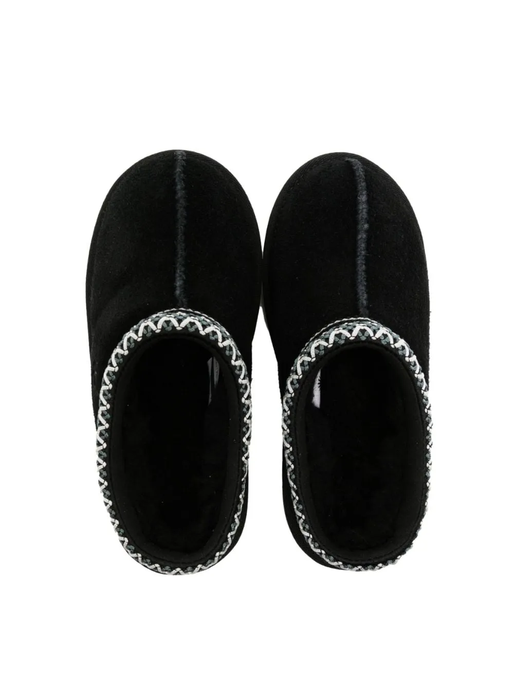 Slippers Tasman per bambina UGG Kids neri con punta tonda