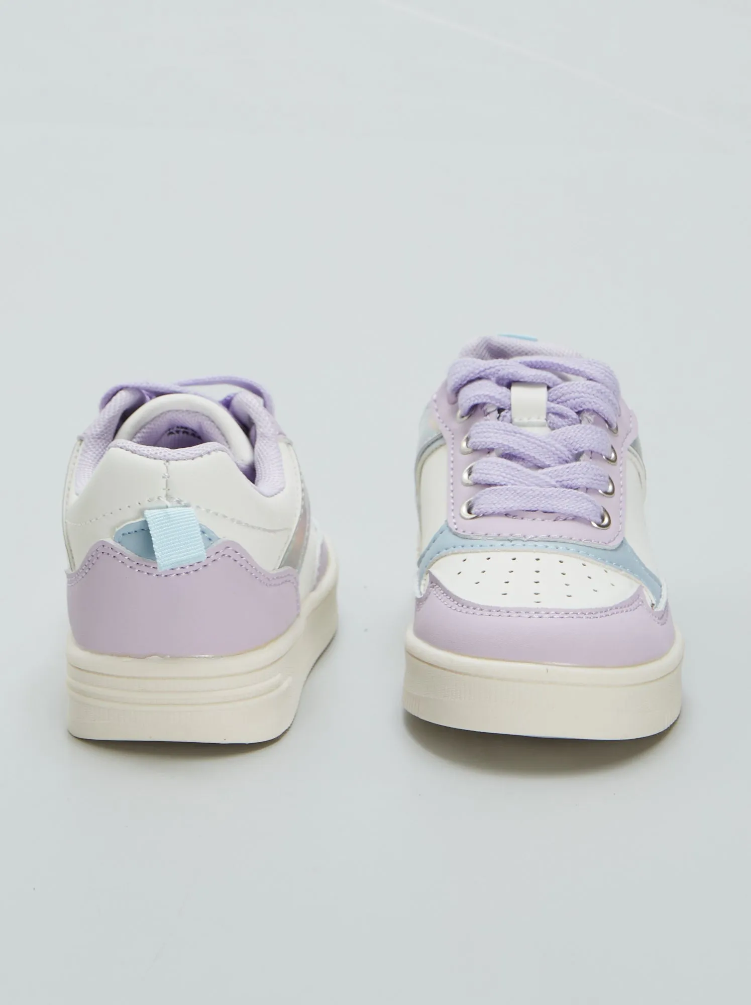 Sneakers basse a contrasto - VIOLA