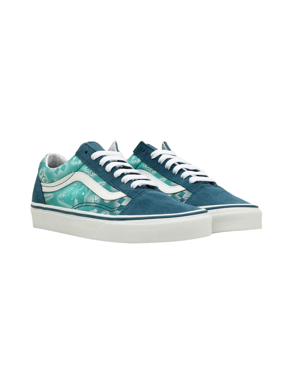 Sneakers Basse Donna Old Skool blu